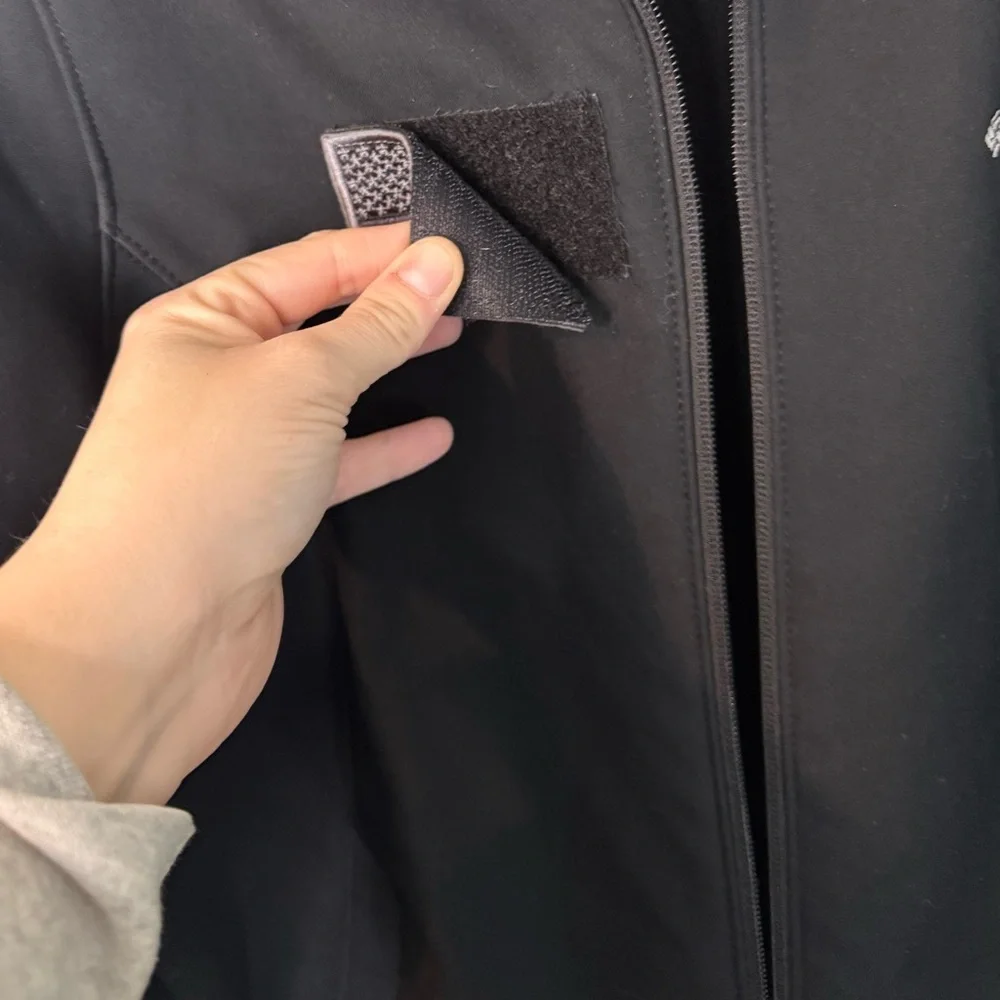 Columbia Women's Kruser Ridge Softshell Black Jacket with American flag patch, M - Picture 4 of 6